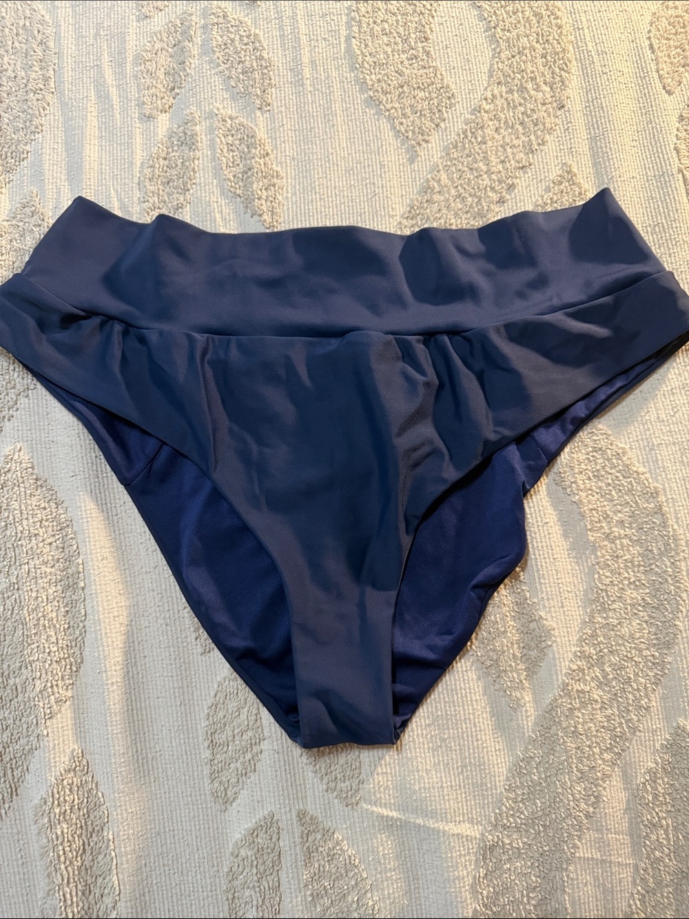Hapari Navy High Waist Bikini Bottom